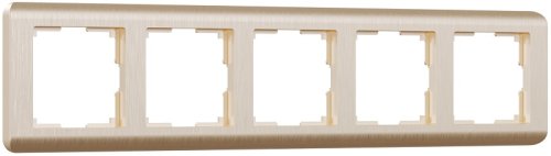 Рамка универсальная Werkel Stream 5-м. шампань фото Рамка универсальная Werkel Stream 5-м. шампань картинка